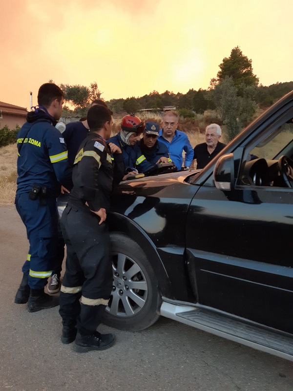 Εύβοια: Συμμετοχή του Συντονιστή Αποκεντρωμένης Θεσσαλίας στις δράσεις για την πυρκαγιά
